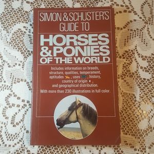 *SOLD* 1988 FIRST PRINTING - HORSES AND PONIES OF WORLD